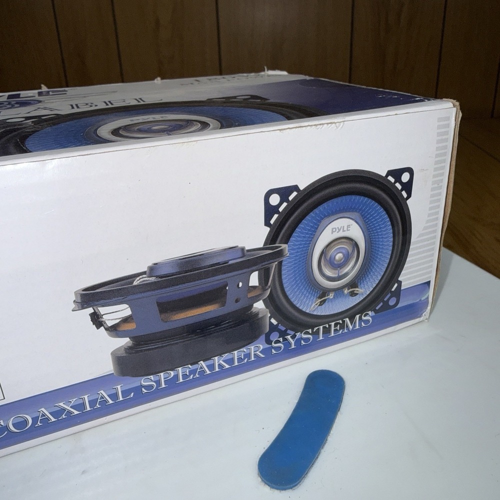 Pyle Audio Car Speakers PL42BL 4" 180 Watt 2 Way (pair) Blue Label New - Picture 8 of 12